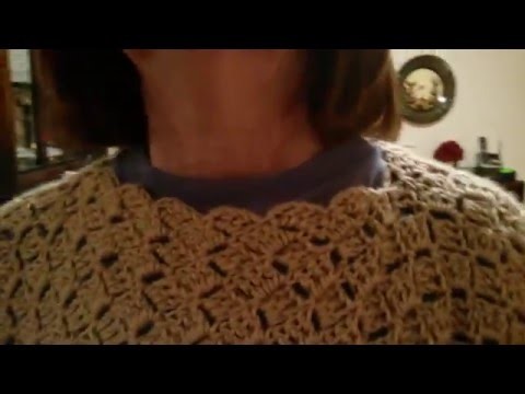 CROCHET ADULT C2C PONCHO