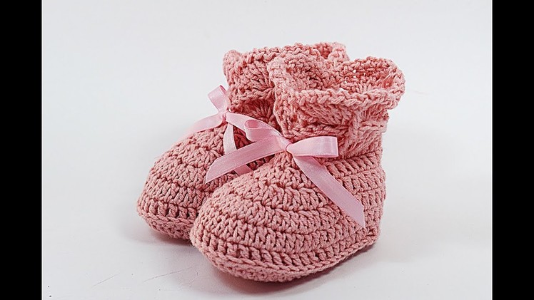 Crochet baby shoes very easy Majovel crochet #crochet