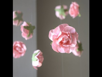 DIY Hanging Flower Garland | Cheap & Easy Wedding Decorations | Wedding Flower Backdrop Wall