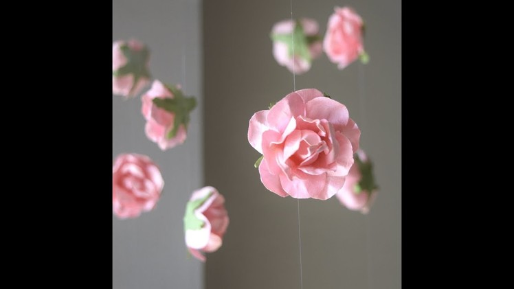 DIY Hanging Flower Garland | Cheap & Easy Wedding Decorations | Wedding Flower Backdrop Wall