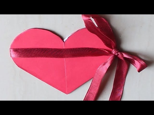 DIY - How to Make Heart Shape Card !!! Handmade Pop up Card. . .