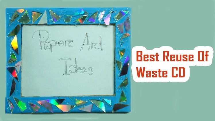 Easy DIY Craft Idea | Best Out of Waste CD Reuse Idea | Perfect Way to Reuse Old CD - Reuse Waste