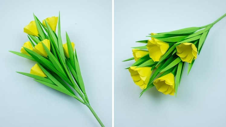 Flower Stick - Beautiful Flower Stick - How To Make Flower Stick - Easy Flower Stick - Paper Craft