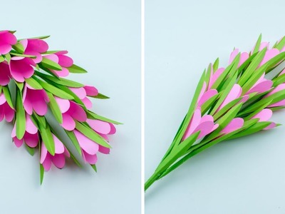 Flower Stick - How To Make Flower Stick - Beautiful Flower Stick - Easy Flower Stick - Paper Craft