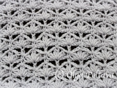 How to Crochet a Beautiful Lace Stitch for a Baby Blanket, Crochet Video Tutorial