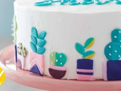 How to Inlay Fondant using Cut-Outs | Wilton