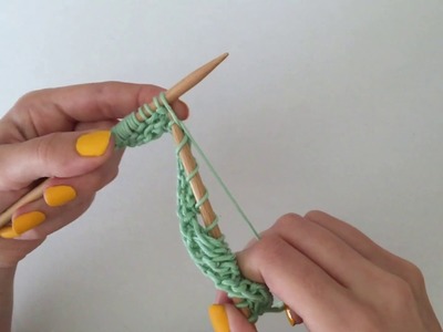How to knit seafoam stitch I | WE ARE KNITTERS