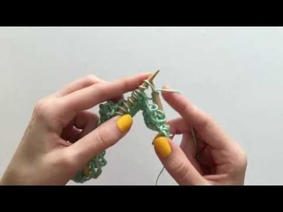How to knit seafoam stitch II | WE ARE KNITTERS