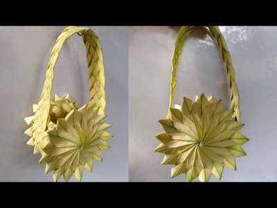 How to make a Bag by date palm#