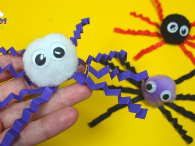 How to Make a Pom Pom Spider | Pom Pom Crafts