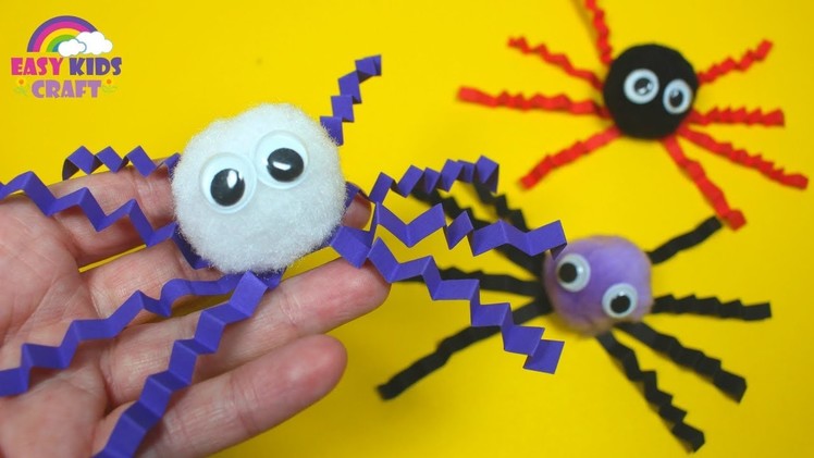 How to Make a Pom Pom Spider | Pom Pom Crafts