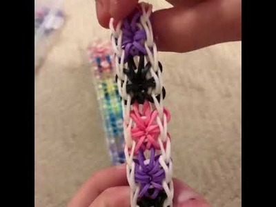 How to make a starburst rainbow loom bracelet