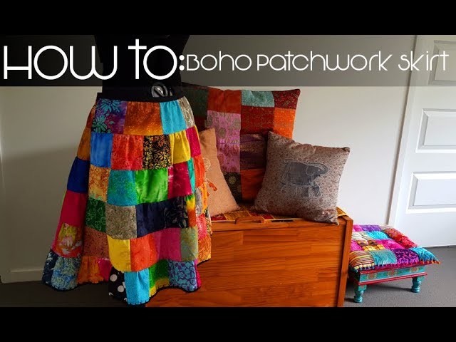 How to Make: Bohemian Patchwork Skirt