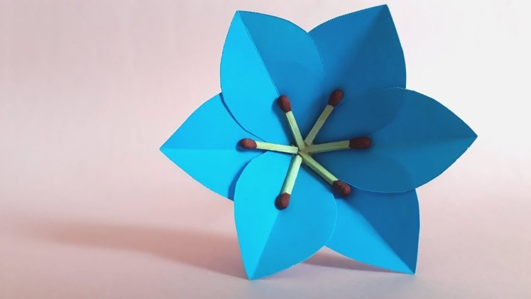 HOW TO MAKE PAPER FLOWER  WITH FIRE BOX || DIY PAPER FLOWER MAKING  TUTORIAL | DIY PAPER CRAFTS