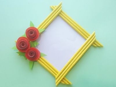 How To Make Photo Frame At Home, Handmade Photo Frame, Diy Photo Frame.