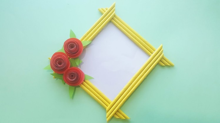 How To Make Photo Frame At Home, Handmade Photo Frame, Diy Photo Frame.