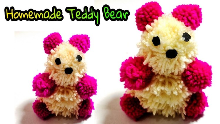 How to make Teddy bear | Woolen Teddy Bear Making At Home | Woolen Craft DIY