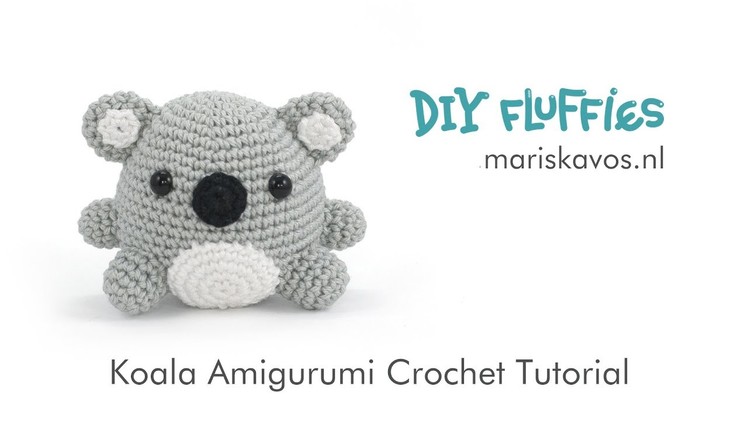 Kobi the Koala Amigurumi crochet toy Tutorial English