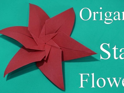 Origami Star Flower Crafts for kids with paper || How to make Star Flower  Craft ideas for kids