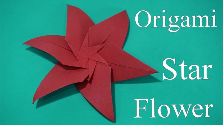 Origami Star Flower Crafts for kids with paper || How to make Star Flower  Craft ideas for kids
