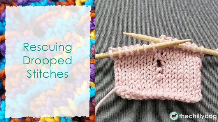 Rescuing Dropped Stitches in Knitting