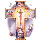CRAFTS THE LIVING CROSS Cross Sticth Pattern***LOOK***Buyers Can Download Your Pattern As Soon As They Complete The Purchase