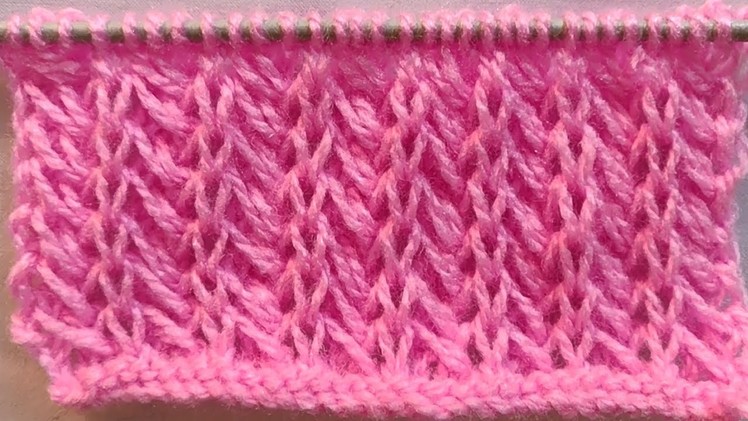 Very Lovely Single Colour Knitting Design || Easy Single Color Knitting Pattern for Baby Sweater