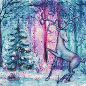 Christmas Deer Cross Stitch Pattern