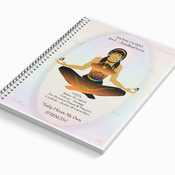 SACRAL CHAKRA - Orange - Journal / Notebook. Affirmation & FREE Matching Bookmark - Svadhisthana. Spiritual Artwork