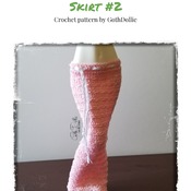 PATTERN: 1/4 BJD Moe/Active Line Minifee Skirt #2 by GothDollie