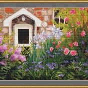 Back Door Garden Cross Stitch Pattern