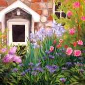 Back Door Garden Cross Stitch Pattern