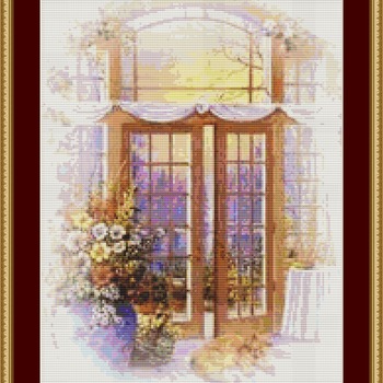 By The Door Cross Stitch Pattern