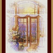 By The Door Cross Stitch Pattern