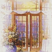 By The Door Cross Stitch Pattern