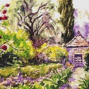 Garden Shed Cross Stitch Pattern