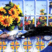 Overlooking The Lighthouse Cross Stitch Pattern