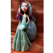 PATTERN: 17 inch EAH/MHD/BjD Flamenco Inspired Crochet Gown Dress by GothDollie
