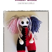 PATTERN: Amigurumi Bootyful Harley doll by GothDollie