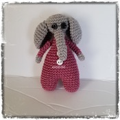 PATTERN: Amigurumi Bootyful Elephant doll by GothDollie