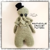 PATTERN: Amigurumi Bootyful Cthulhu doll by GothDollie