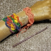 PATTERN: Filigree Crochet Bracelet, Choker or Wrap Bracelet by GothDollie