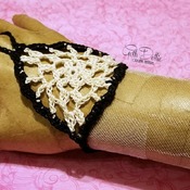PATTERN: Filigree Crochet Slave Bracelet or Barefoot Sandals by GothDollie