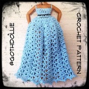 PATTERN: Lol Omg Doll Lilly Crochet Gown Dress by GothDollie