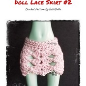 PATTERN: Monster Ever After High Lace Skirt #2 by GothDollie