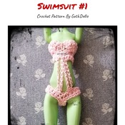 PATTERN: Monster High Swimsuit #1 by GothDollie