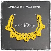 PATTERN: No1 Victorian Crochet Choker Necklace by GothDollie