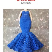 PATTERN: RH Doll  Addy Crochet Gown by GothDollie