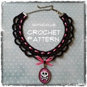 PATTERN: Victorian Choker Necklace #2 by GothDollie
