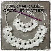 PDF/Ebook PATTERN: Crochet Daisy Bracelet and Choker by GothDollie
